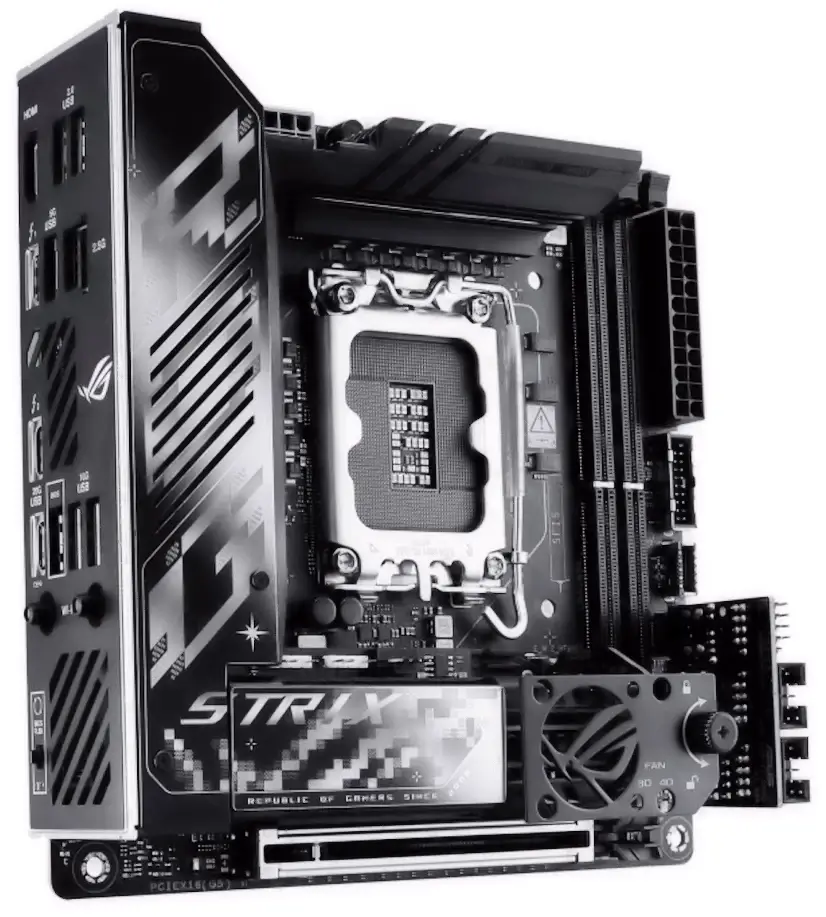Informático Mangirón - Montaje ASUS ROG STRIX Z890-I GAMING WIFI Mangirón